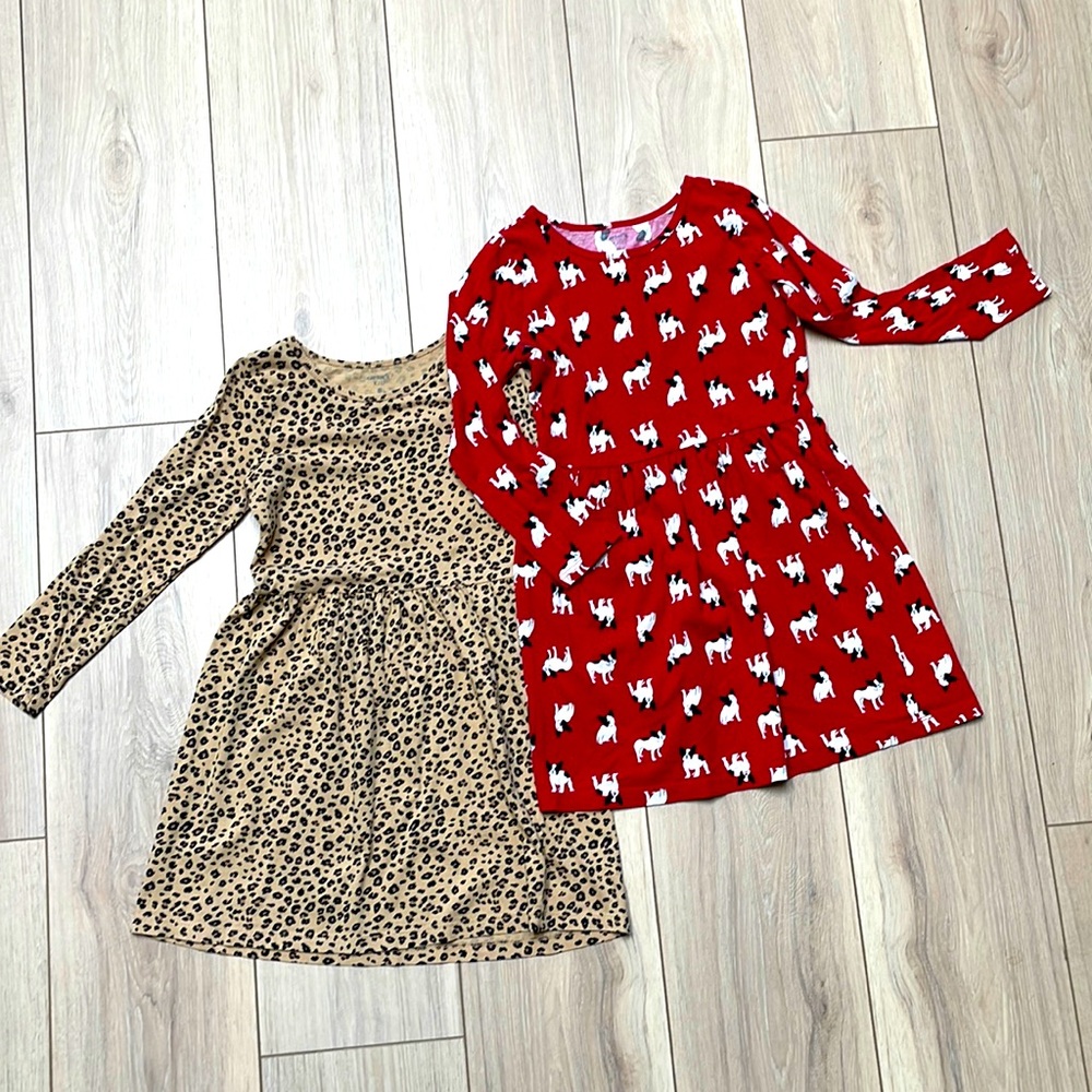 Carter’s fall dress size 8 fun print bundle